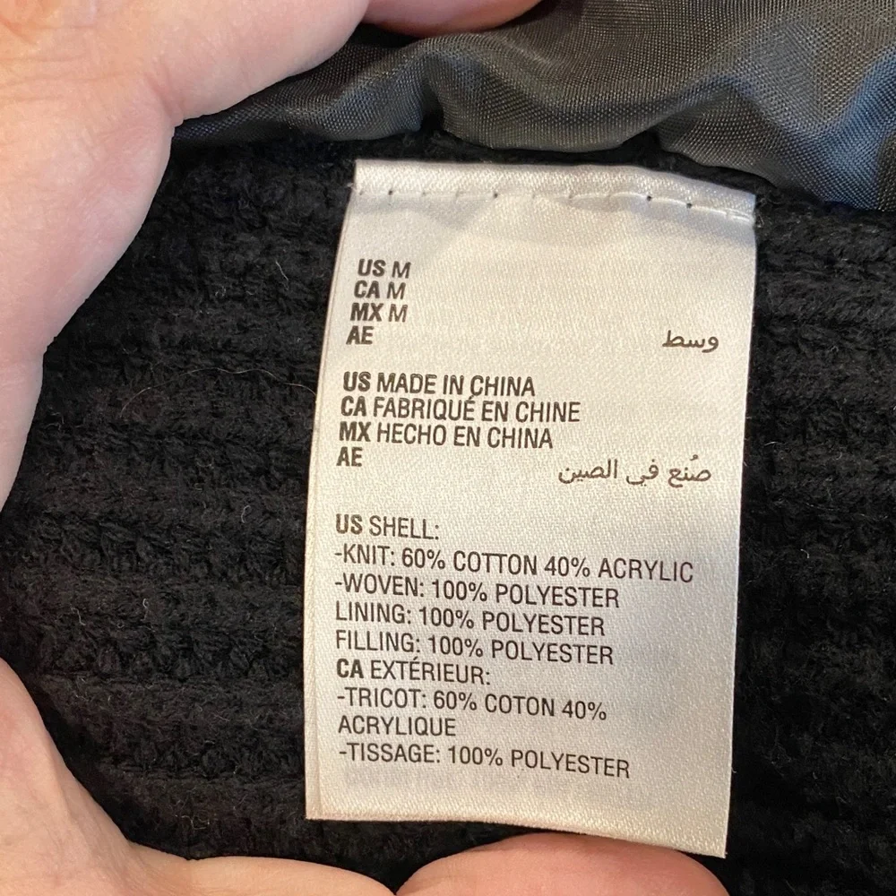 INC International Concepts Black Sweater Jacket - Picture 7 of 7